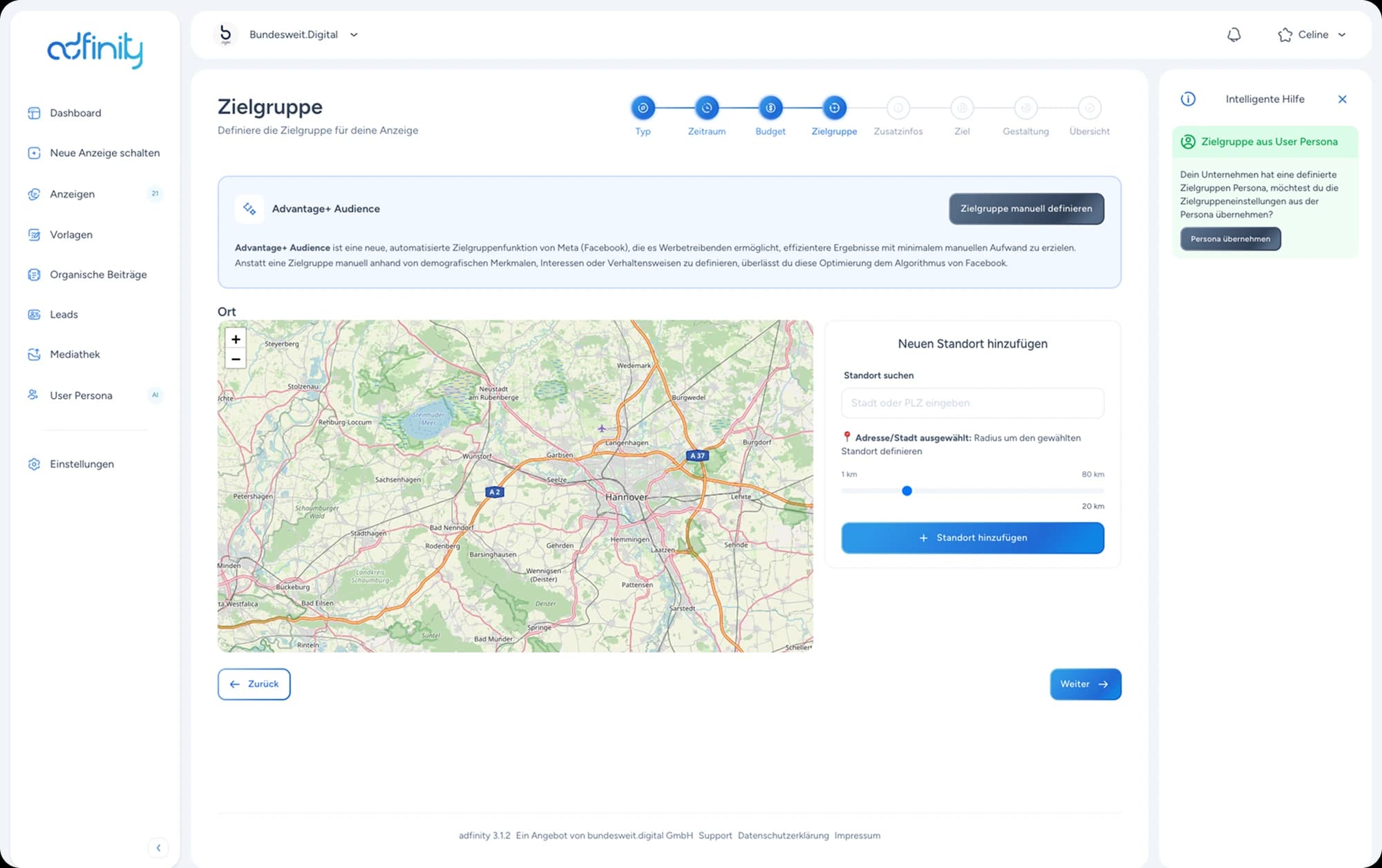 adfinity — Ad-Management · SaaS