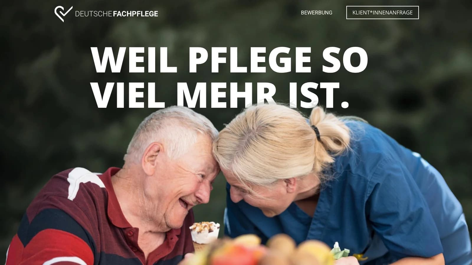 Website-Vorschau Deutsche Fachpflege